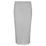 Jupe Gris Clair Femme Vero Moda Cora Calf pas cher
