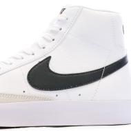 Baskets Blanc/Noir Femme Nike Blazer Mid 77 vue 7