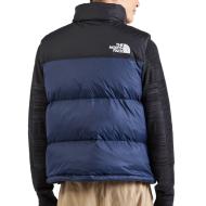 Chaqueta de pluma azul para mujer The North Face Nuptse ver 2