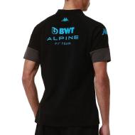 Polo Noir Homme Kappa Andoi Alpine F1 vue 2