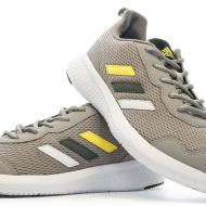 Chaussures de Running Grises Homme Adidas Peprun vue 7
