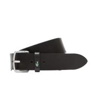 Ceinture Cuir Noir Femme Lacoste Braid pas cher