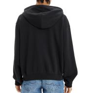 Sweat Noir Femme New Balance French Terry vue 2