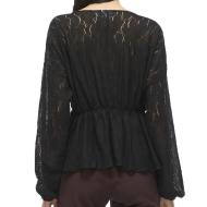 Blouse Noire Femme Vila Viseba vue 2