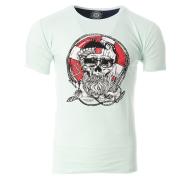 T-shirt Bleu Homme La Maison Blaggio MORO pas cher