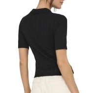 Polo Noir Femme JDY Alsa vue 2