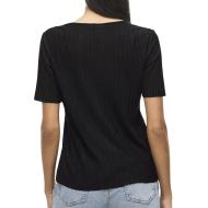T-Shirt Noir Femme Vila Viplisa vue 2
