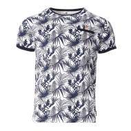 T-shirt Marine Homme Maison Blaggio Fleur Tropical