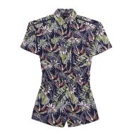 Combishort Marine à Motifs Fille Kaporal Frida pas cher