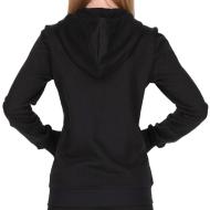 Sweat Noir Fille Adidas G Lin Fz Hd vue 2