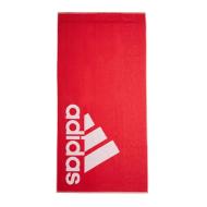 Serviette Rouge/Blanc Homme Adidas Towel pas cher