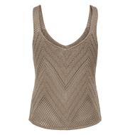 Top Crochet Marron Femme Jdy 15226348 vue 2
