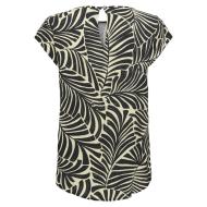 Blouse Beige/Noir à motifs Femme Only Nova vue 2