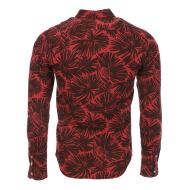 Chemise à motifs Rouge Homme Scotch & Soda Oxford vue 2