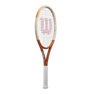 Raquette de tennis Blanche/Orange Mixte Wilson Roland Garros vue 2