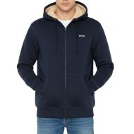 Veste Sherpa Marine Homme Schott Big pas cher