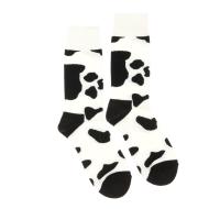 Chaussettes Blanc/Noir Mixte Stella Green Vache pas cher