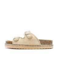 Sandales Beige Femme Lemon Bay Double Brides Naturel pas cher