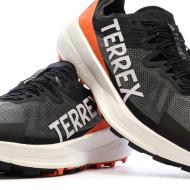 Chaussures de Trail Grises/Oranges Homme Adidas Agravic vue 7