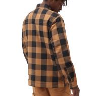 Chemise Camel/Noir Homme Dickies Sacramento vue 2