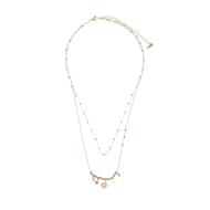 Collier Doré/Turquoise Femme Clio Blue CO0011 pas cher