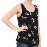 Top à fleurs Noir Femme Vero Moda Simply 10245153