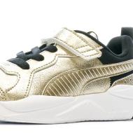 Baskets Doré Fille Puma Ray Metallic vue 7