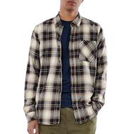 Chemise Marron/Marine Homme Kaporal CASEYH pas cher