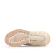 Baskets Blanches/Rose Femme Nike Air Max 270 vue 5