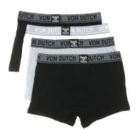 X4 Boxers Homme Blanc/Gris/Noir Von Dutch ORIAS vue 3