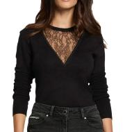 Pull Noir Femme Morgan Jauge pas cher