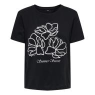 T-Shirt Noir Femme JDY Louisa 15349536 pas cher