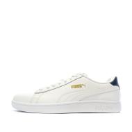 Baskets Blanches/Marine Homme Puma Smash v2 L pas cher