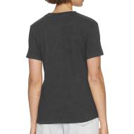 T-shirt Noir Femme Calvin Klein Jeans Archival Monologo vue 2
