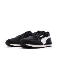 Baskets Noires/Blanches Homme Puma Runner vue 6