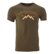 T-shirt Kaki Homme Best Mountain 2004