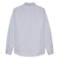 Chemise Bleu Foncé à rayures Femme Tommy Hilfiger Oxford vue 2