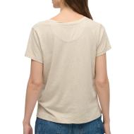 T-Shirt Beige Femme Superdry Studioss vue 2