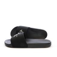 Claquettes Noires Homme Calvin Klein Jeans Slide Monogram pas cher