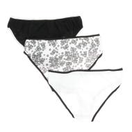 Lot x3 Culottes Noir/Blanche Femme Lulu Castagnette vue 2