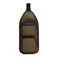 Sac à bandoulière Kaki Homme Tommy Hilfiger Repreve pas cher