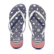 Tongs Marine Femme Havaianas Slim Nautical vue 3