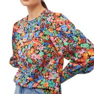 Blouse à fleurs Femme Vila Cilla pas cher