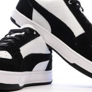 Baskets Blanches/Noires Homme Puma Caven 2.0 Mono vue 7