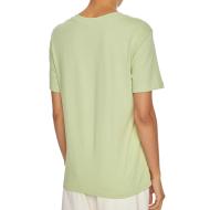 T-shirt Vert Femme Calvin Klein Jeans Badge vue 2