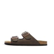 Sandales Marrons Lisses Homme Schott Arthur