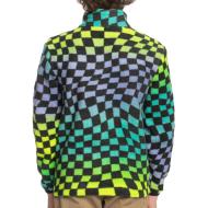 Polaire Noire/Vert/Violet à Carreaux Garçon Quiksilver Clean vue 2