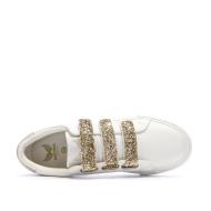 Baskets Blanche/Doré Femme Kaporal Tippyk vue 4