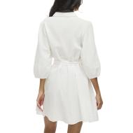 Robe Blanche Femme Vila Lania vue 2
