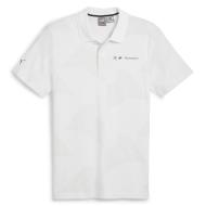 Polo Blanc Homme Puma Bmw Mms Jaquard pas cher